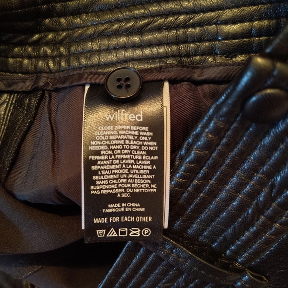 Wilfred Vegan Leather Pants Sz 2 - Picture 6 of 8